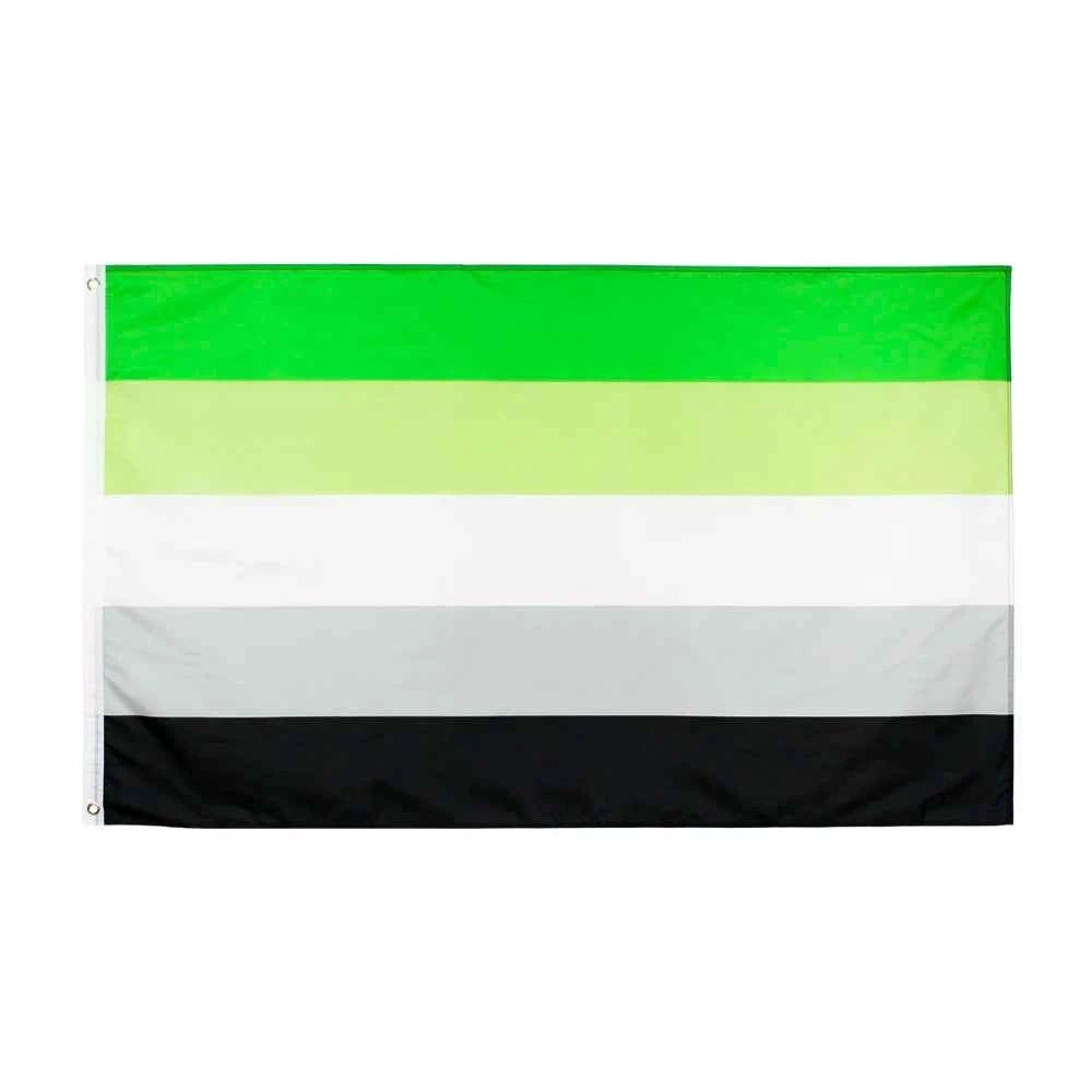 Aromantic Pride Flag — 5ft x 3ft - FlagsOTW