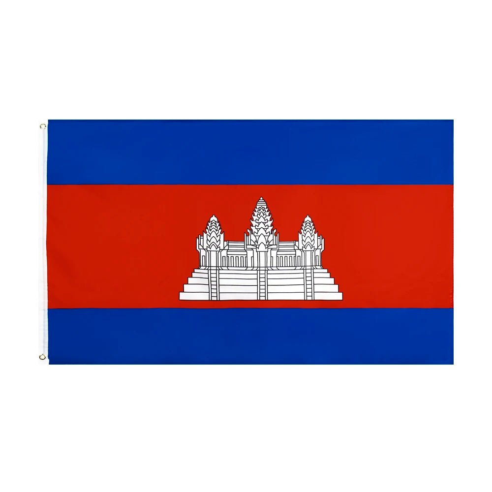 Cambodia Flag — 5ft x 3ft - FlagsOTW