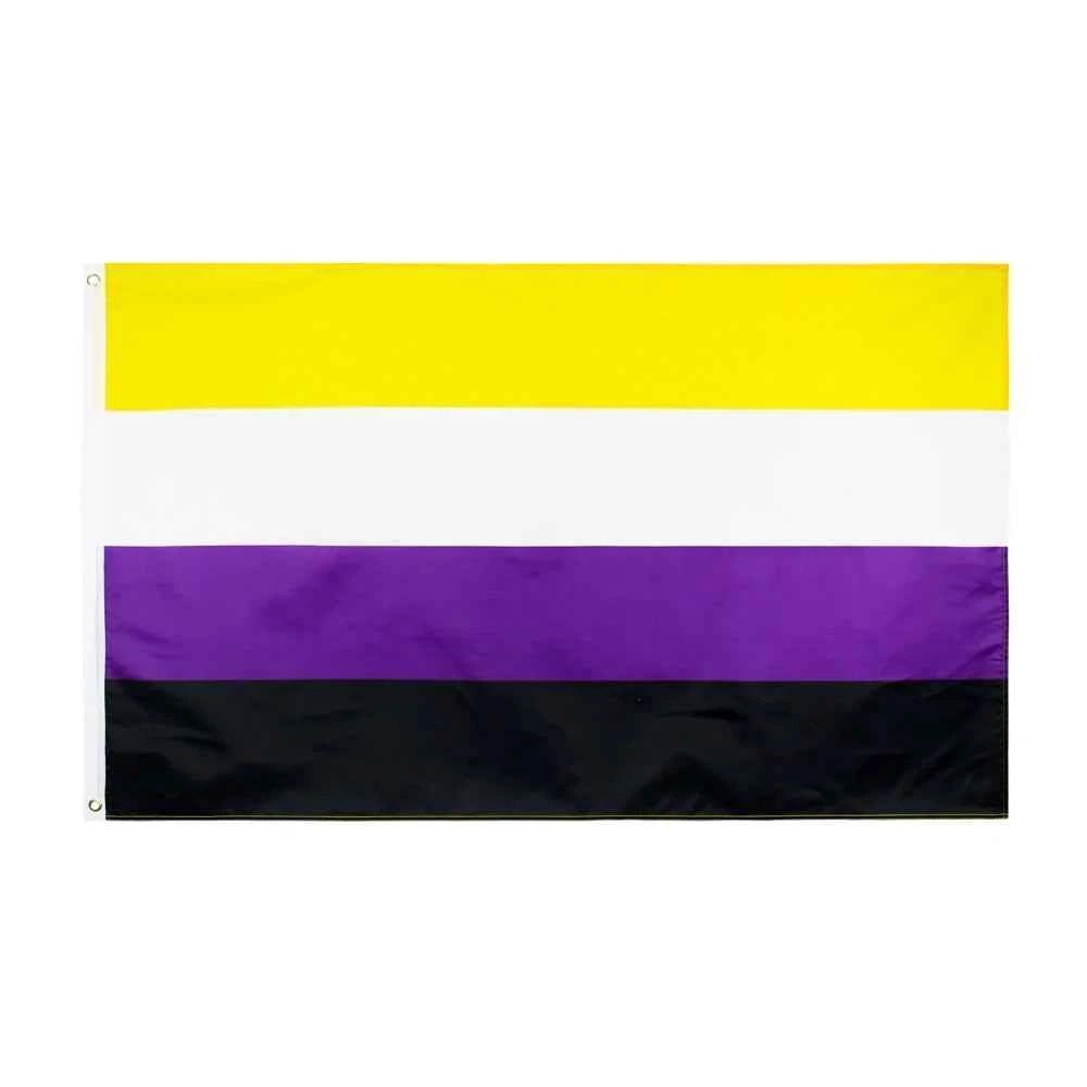 Nonbinary Pride Flag — 5ft x 3ft - FlagsOTW