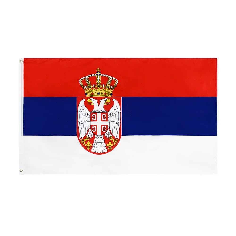 Serbia Flag — 5ft x 3ft - FlagsOTW