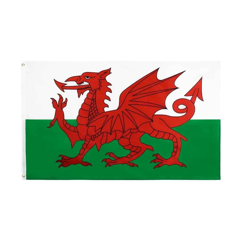 Wales Flag — 5ft x 3ft - FlagsOTW